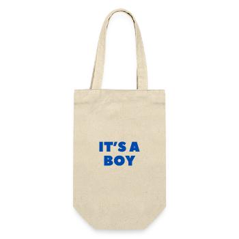 It’s a Boy - Es ist ein Junge - Gender Reveal - Sac à bouteille - nature - Devant