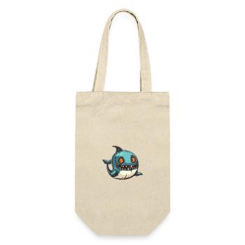 Whale Halloween Comic Funny - Gift Bag for Bottles - nature - Front