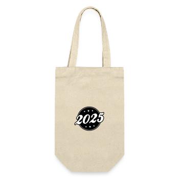 2025 Circle - Gift Bag for Bottles - nature - Front