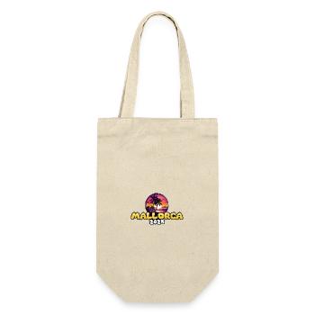 Mallorca 2025 Palm Trees Colorful - Gift Bag for Bottles - nature - Front
