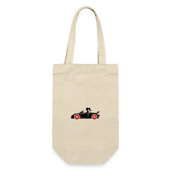 Woman Car Convertible - Gift Bag for Bottles - nature - Front