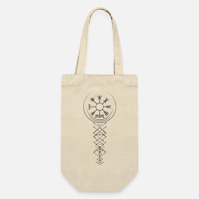 Vegvisir - Geschenkbeutel für Flaschen - Natur
