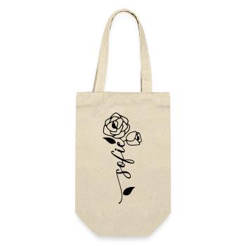 Sofie Surname First Name Name Flower - Gift Bag for Bottles - nature - Front
