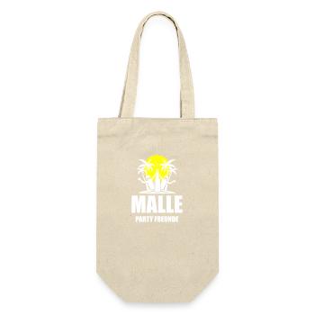 Malle Party Friends Holidays Mallorca - Gift Bag for Bottles - nature - Front