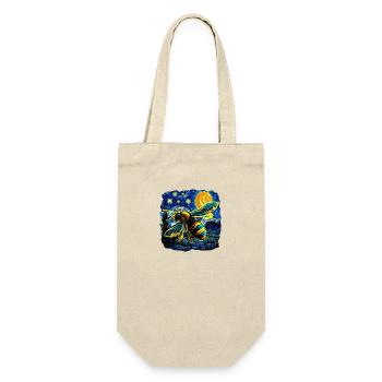 Funny Beekeeper Art Beekeeping Lover - Geschenkbeutel für Flaschen - Natur - Vorne