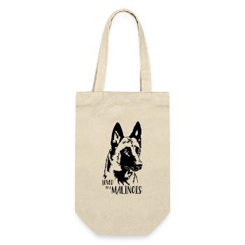 Aimé par un chien Malinois disant chien Wilsigns - Sac à bouteille - nature - Devant