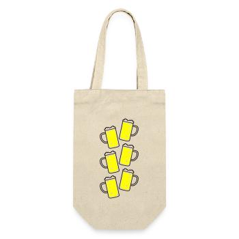 Chope de bière symbole de bière - Sac à bouteille - nature - Devant