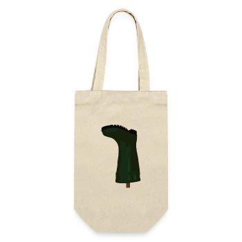 Rubber boots on the fence post is silent protest - Gift Bag for Bottles - nature - Front