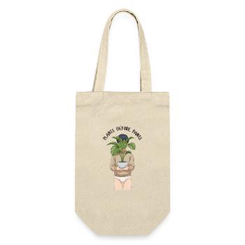 Plants before Pants - Gift Bag for Bottles - nature - Front