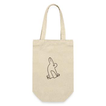 duckrabbit - Geschenkbeutel für Flaschen - Natur - Vorne