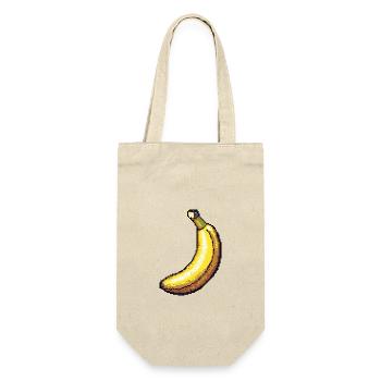Banana Pixel Gamer - Sac à bouteille - nature - Devant