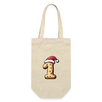 1 Numéro Noël - Sac à bouteille - nature - Devant