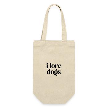 i love dogs - Gift Bag for Bottles - nature - Front