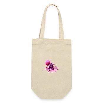 Manga Style Stickers - Gift Bag for Bottles - nature - Front