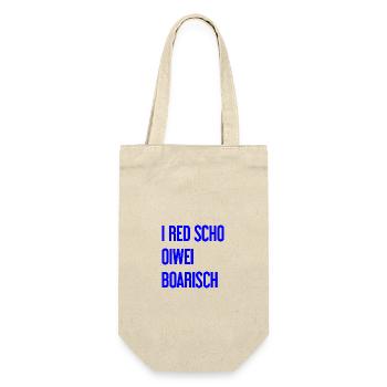 I red scho oiwei boarisch - Gift Bag for Bottles - nature - Front