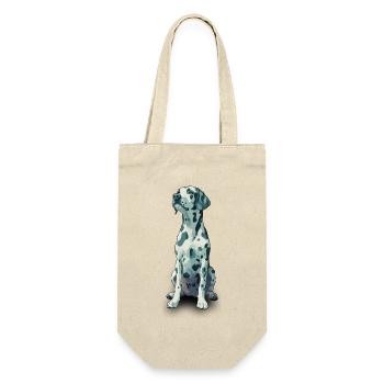 Pop Art Dalmatian - Gift Bag for Bottles - nature - Front