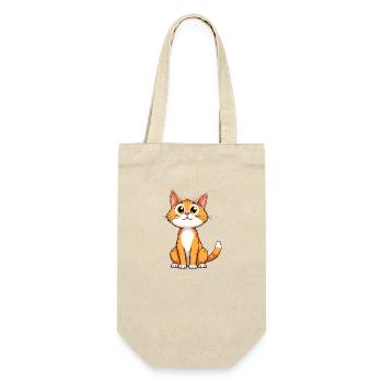 Die niedlichste Katze der Welt - Geschenkbeutel für Flaschen - Natur - Vorne