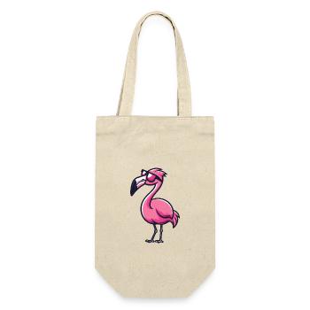 Flamant rose - Sac à bouteille - nature - Devant