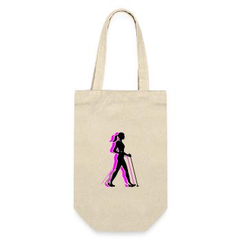 Marche Nordique Femme Icône - Sac à bouteille - nature - Devant