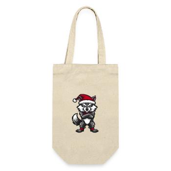 Loup Noël - Sac à bouteille - nature - Devant