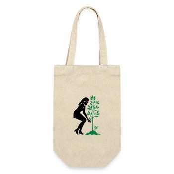 Planting Nature Conservation Tree - Gift Bag for Bottles - nature - Front