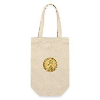 Haile Selassie I Jah Rastafari Rasta Reggae Roots - Gift Bag for Bottles - nature - Front