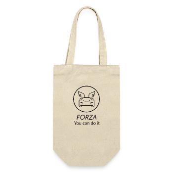 you can do it(black) - Gift Bag for Bottles - nature - Front