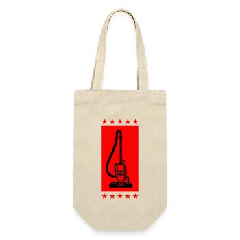 Vacuum Cleaner Symbol Cleaning - Gift Bag for Bottles - nature - Front