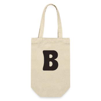 B - Gift Bag for Bottles - nature - Front