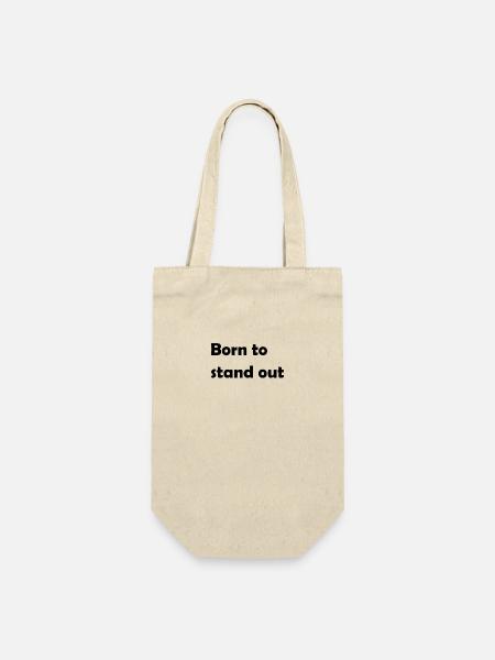 Born to stand out - Geschenkbeutel für Flaschen - Natur