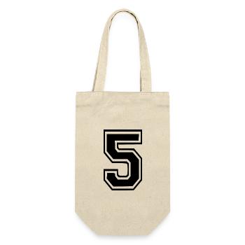 5 - Gift Bag for Bottles - nature - Front