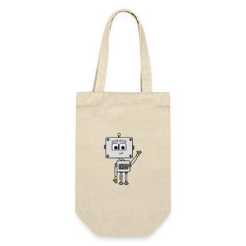 Robot Johnny - Sac à bouteille - nature - Devant