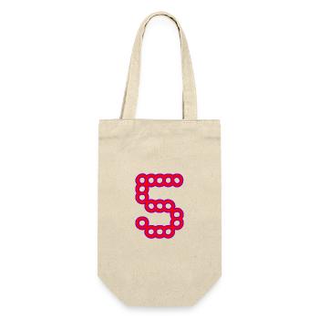 5. 5 YEARS. 5th ANNIVERSARY. 5 YEAR ANNIVERSARY - Gift Bag for Bottles - nature - Front