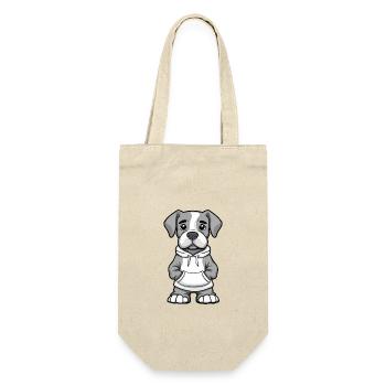 Great Dane Dog Funny - Gift Bag for Bottles - nature - Front