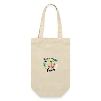 Back to the Roots Variation of Vegetables Vegetarian - Gift Bag for Bottles - nature - Front