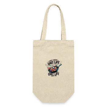 Chef Culinary Passion for cooking in the - Gift Bag for Bottles - nature - Front