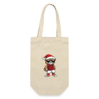 Noël guépard Noël - Sac à bouteille - nature - Devant
