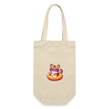 Tiger Comic Cool - Gift Bag for Bottles - nature - Front
