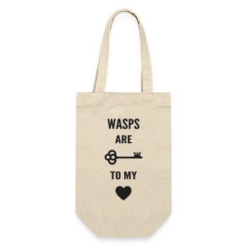 Wasps are the key to my heart - Gift Bag for Bottles - nature - Front