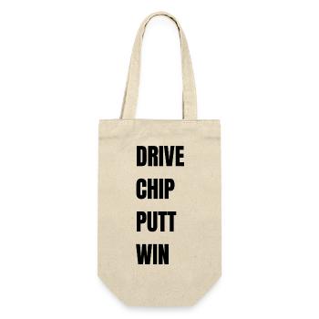 Golf Drive Chip Putt Win - Sac à bouteille - nature - Devant