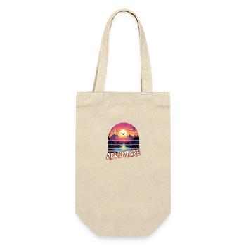 Abenteuer Wandern Wanderung für eine Wanderer - Geschenkbeutel für Flaschen - Natur - Vorne