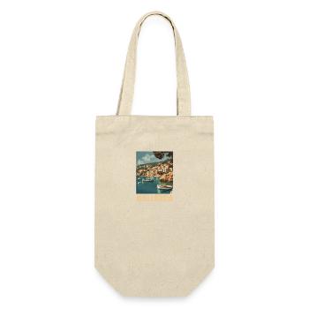 Vintage Mallorca Reise Spanien Insel - Geschenkbeutel für Flaschen - Natur - Vorne