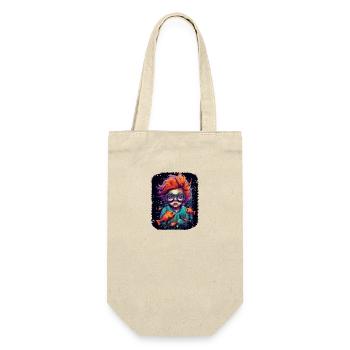 Astronaut Kunst Raumfahrt Fisch für - Geschenkbeutel für Flaschen - Natur - Vorne