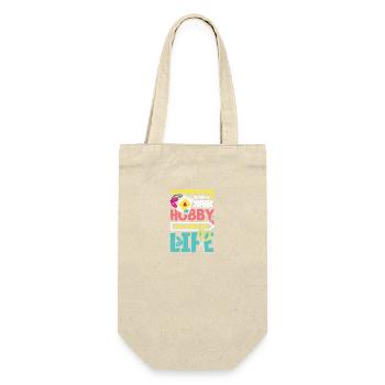 Scrapbooking Is Not A Hobby It's A Way Of Life - Geschenkbeutel für Flaschen - Natur - Vorne