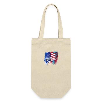 Patriotischer Unabhängigkeitstag für Patrioten - Geschenkbeutel für Flaschen - Natur - Vorne