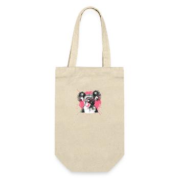 Koala mit Sonnenbrille Bubblegum für einen - Geschenkbeutel für Flaschen - Natur - Vorne
