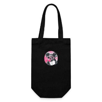 Koala mit Sonnenbrille Bubblegum für einen - Geschenkbeutel für Flaschen - Schwarz - Vorne