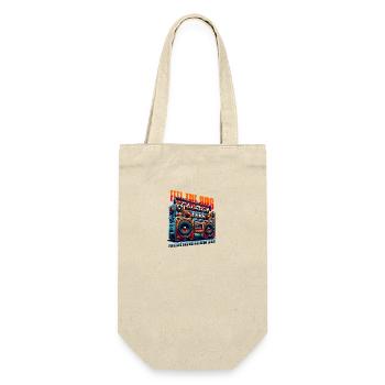 Feel The 80s für 80s Fans - Geschenkbeutel für Flaschen - Natur - Vorne