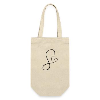 Lettre S Lettre-S Calligraphie - Sac à bouteille - nature - Devant