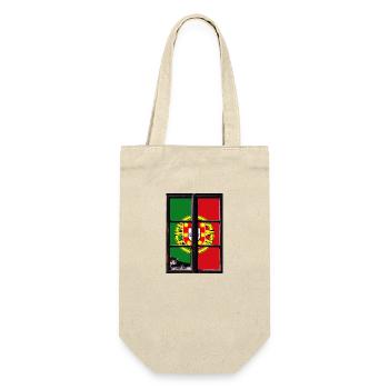 Portugal Flag Used Look Portuguese Flag - Gift Bag for Bottles - nature - Front